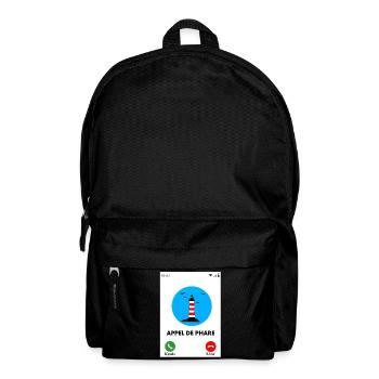 Appel de phare - Sac à dos - noir - Devant