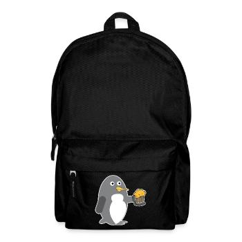 Antarktis Vogel Cool Pinguin Bier Seevogel - Rucksack - Schwarz - Vorne