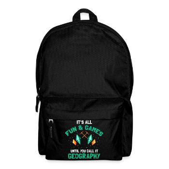 Mineral Collectors and Ores Minerals Fan - Backpack - black - Front