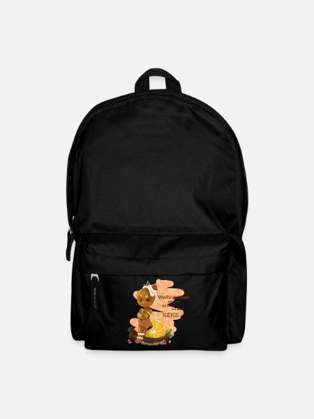 Lebkuchenmann Weihnachten - Rucksack - Schwarz