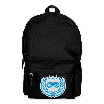 Controller Retro Sterne Lorbeerkranz - Rucksack - Schwarz - Vorne