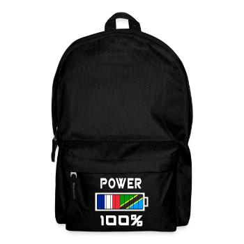 La Tanzanie et France Power 100 % - Sac à dos - noir - Devant