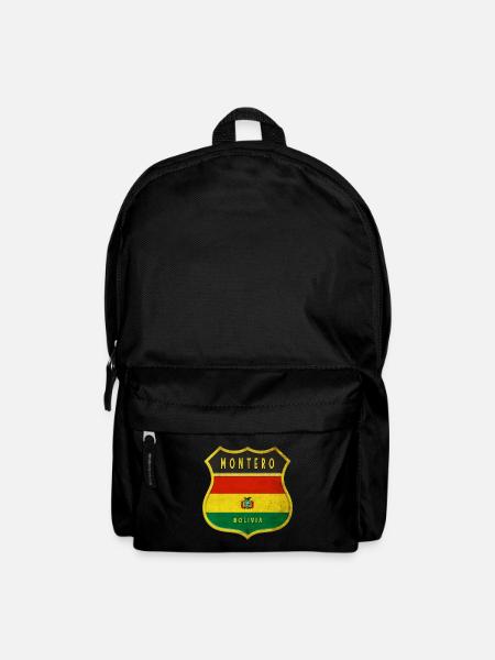 Montero Bolivien Wappen Design - Rucksack - Schwarz