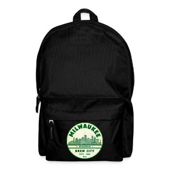 Milwaukee Brew City Skyline - Rucksack - Schwarz - Vorne