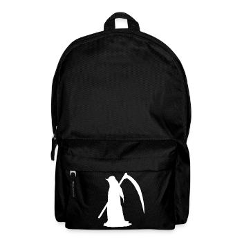 Silhouetten, Sensenmänner,gruselige Prints, goth - Rucksack - Schwarz - Vorne