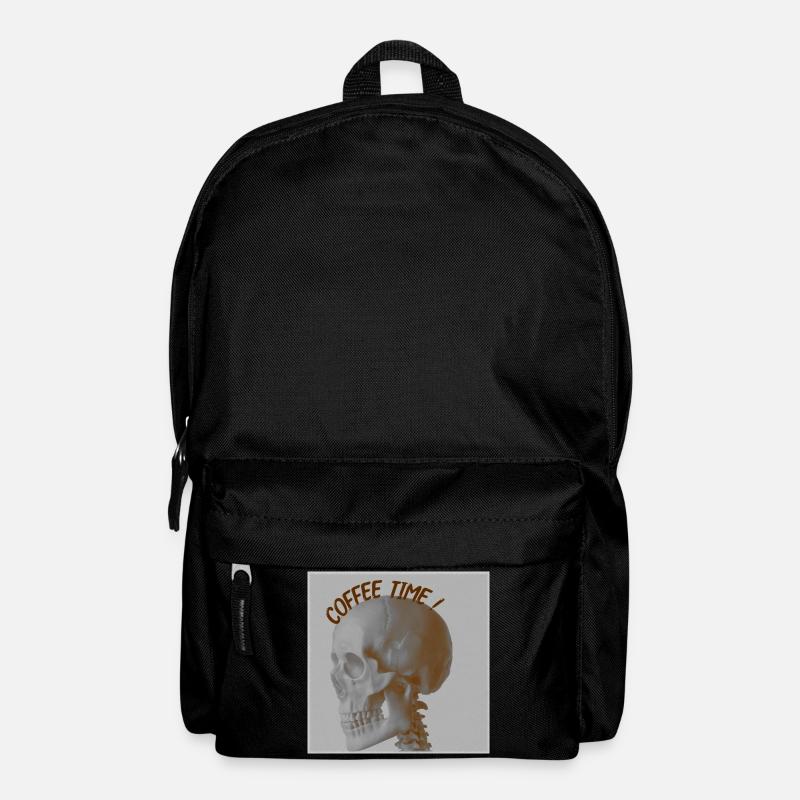 coffee time skull - Sac à dos - noir