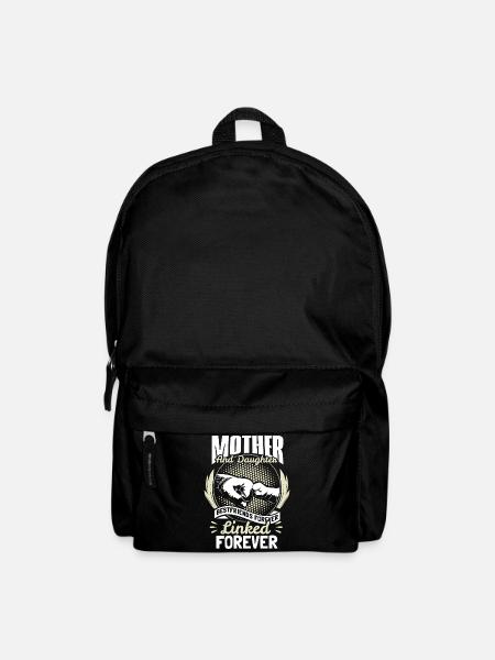 Mutter Tochter Kindertag Zusammenhalt Geschenk - Rucksack - Schwarz