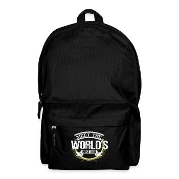 Son Birth Birthday Gift Idea - Backpack - black - Front