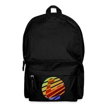 Invincible - Muscles - strong - colorful - Backpack - black - Front