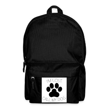 i'm lost call my dog - Sac à dos - noir - Devant