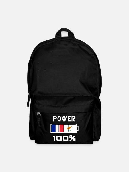 Chypre et France Power 100 % - Sac à dos - noir