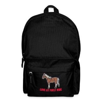 Riding Cool Icelandic Horses Statement Horse Love - Backpack - black - Front