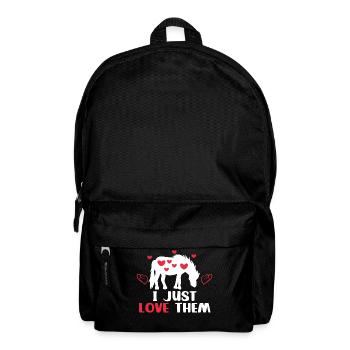 Icelandic Horses Heart Statement Horse Love Horse Fan - Backpack - black - Front