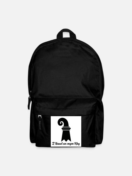 Basel am Rhein - Rucksack - Schwarz