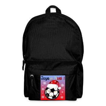 Joyeux Noël - FOOTBALL - HIVER FRANCE - Père Noël - Sac à dos - noir - Devant