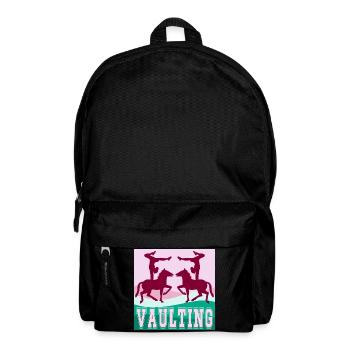 PFERD - Voltigiersport Pferdesport - Rucksack - Schwarz - Vorne