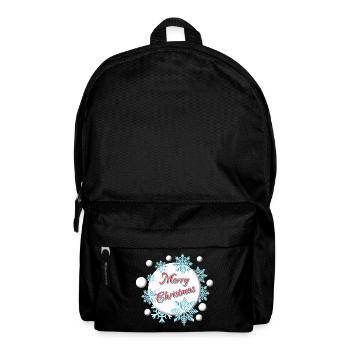Merry Christmas - Feliz Navidad - Snow - Backpack - black - Front