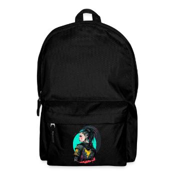 Wonderful Illustration of a Beautiful Girl - Backpack - black - Front