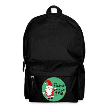 Frohes Fest - Rucksack - Schwarz - Vorne
