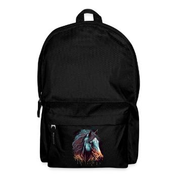 Œuvre d’art de cheval - Sac à dos - noir - Devant