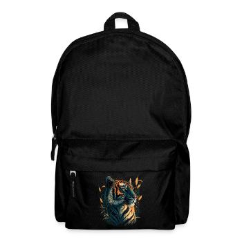 Tiger in High Gras - Backpack - black - Front