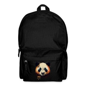 Panda mignon - Sac à dos - noir - Devant