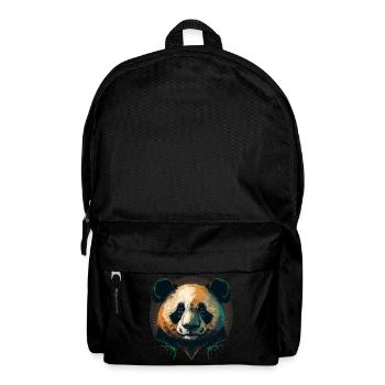 Mignonne tête de panda - Sac à dos - noir - Devant
