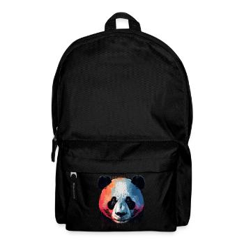 Drapeau de la France Panda - Sac à dos - noir - Devant