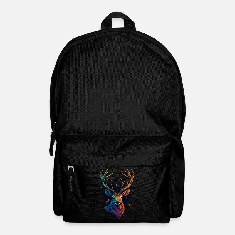 Hirsch - Rucksack - Schwarz