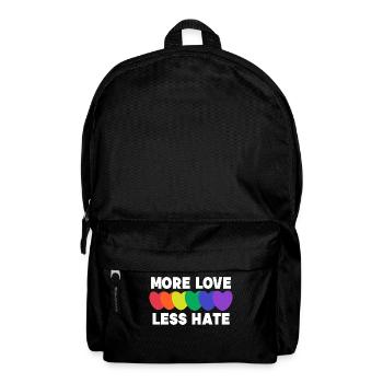 Herz Liebe Statement Lgbt Gleichberechtigung Homo - Rucksack - Schwarz - Vorne