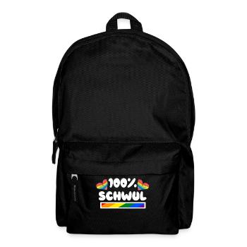 Schwul Sexualität Transgender Lgbt Statement Herz - Rucksack - Schwarz - Vorne