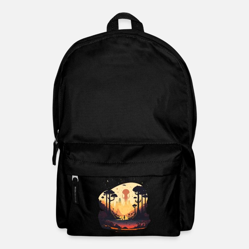 Weltraum - Rucksack - Schwarz