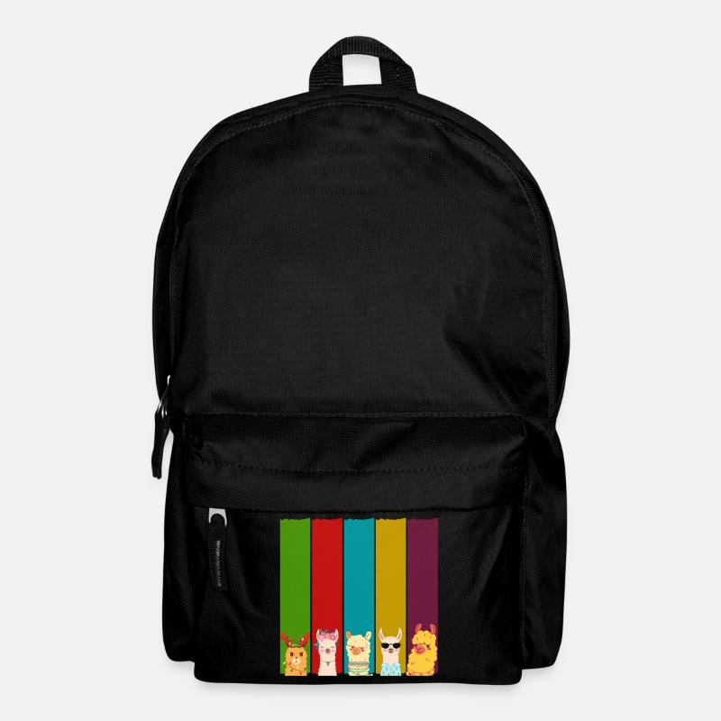 My Llama Holiday Squad - Rucksack - Schwarz
