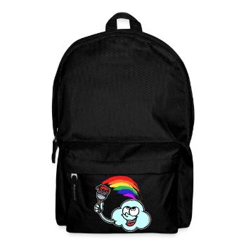 Lustig Lgbt Homo Regenbogen Bisexuell Transgender - Rucksack - Schwarz - Vorne