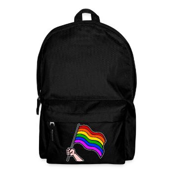 Lesben Bisexuell Lgbt Regenbogenfahne Parade - Rucksack - Schwarz - Vorne