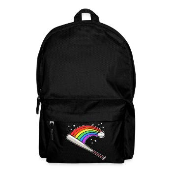 Lgbt Parade Homo Regenbogenfahne Schwul Lesbisch - Rucksack - Schwarz - Vorne