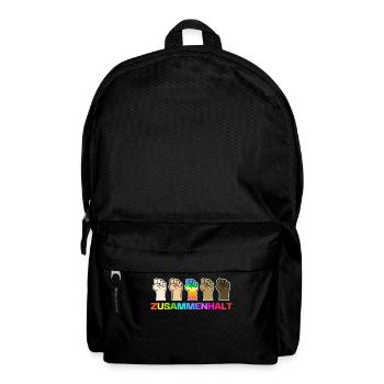 Lgbt Menschenrechte Transgender Regenbogen Spruch - Rucksack - Schwarz - Vorne