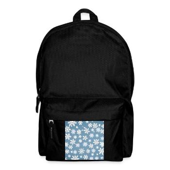 Beautiful snowflake pattern - Backpack - black - Front