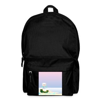 Winter Background - Polar Bear by the Sea - SLEDGES - Backpack - black - Front