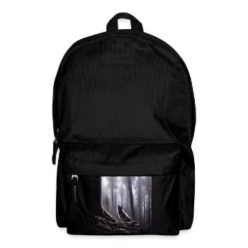 Wolf in the forest - Backpack - black - Front
