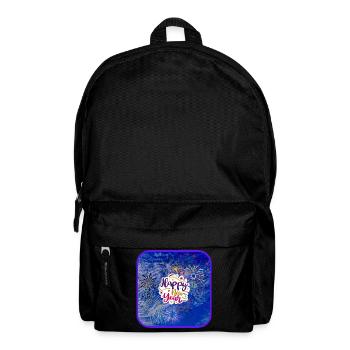 Happy new year - Backpack - black - Front