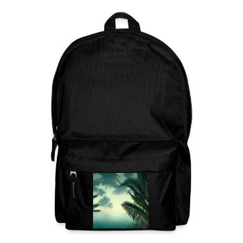 Jungle water view - Backpack - black - Front