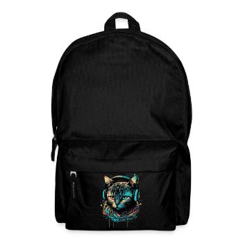 Katzenliebhaber - Rucksack - Schwarz - Vorne