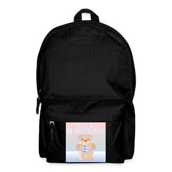 Gute Besserung - KINDER FIEBER - Rucksack - Schwarz - Vorne