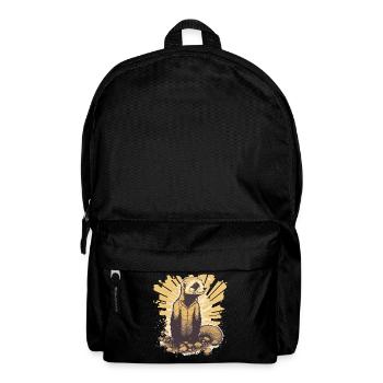 Furet sortant de son trou - Sac à dos - noir - Devant