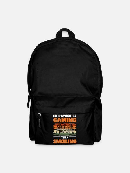 Nichtraucher Nicht Rauchen Sucht - Rucksack - Schwarz