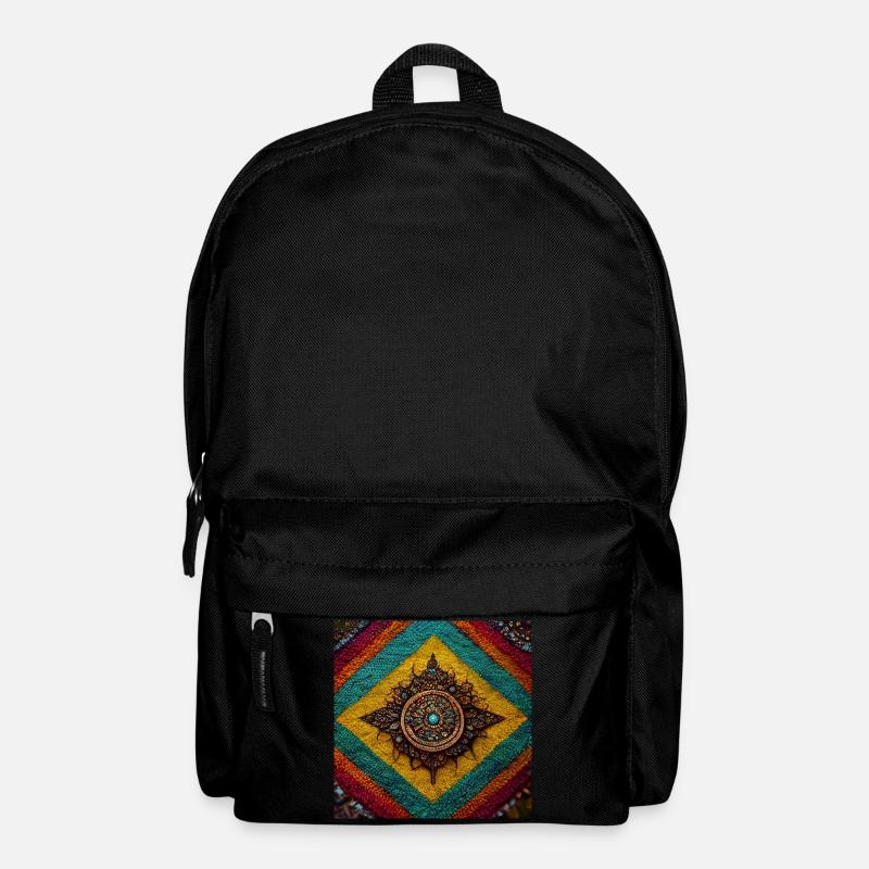 Boho Mandala Abstract - Rucksack - Schwarz