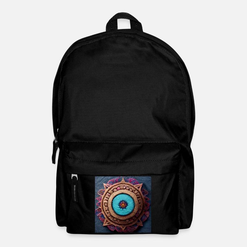 Boho Mandala Résumé - Sac à dos - noir