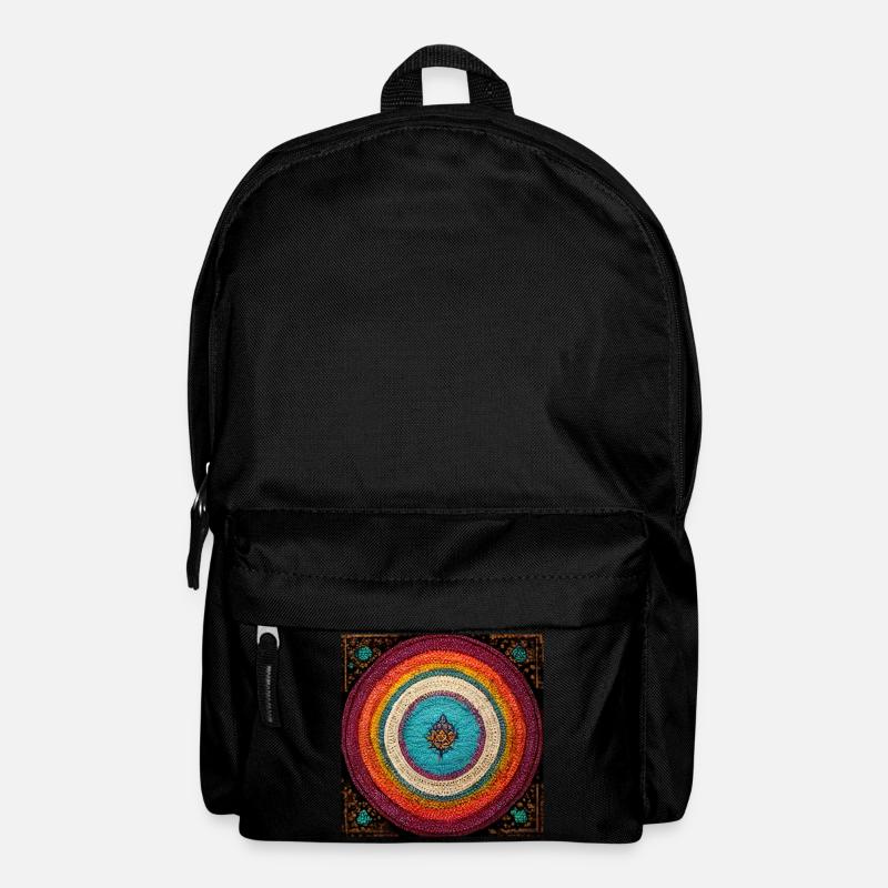 Boho Mandala Abstract - Rucksack - Schwarz