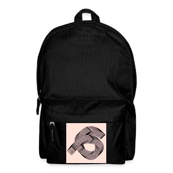 Modèle graphique - Sac à dos - noir - Devant